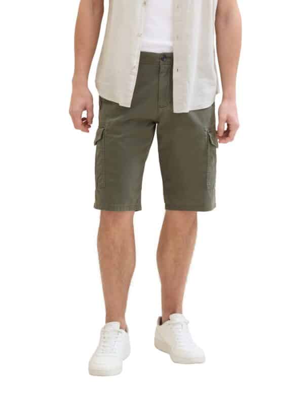 Tom Tailor Herren Cargo Short REGULAR PRINTED - Regular Fit