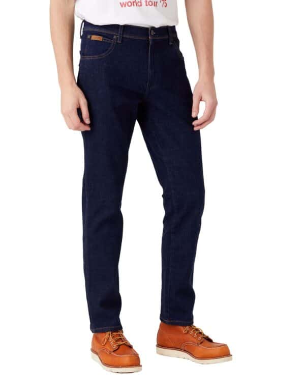 Wrangler Herren Jeans TEXAS SLIM - Blau - Day Drifter