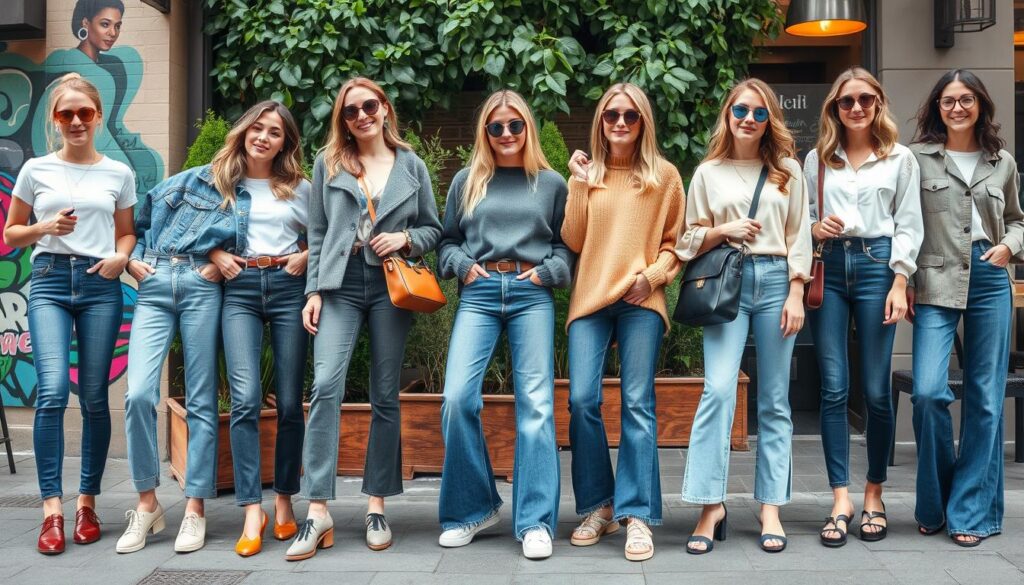 Alltagsoutfits mit Jeans