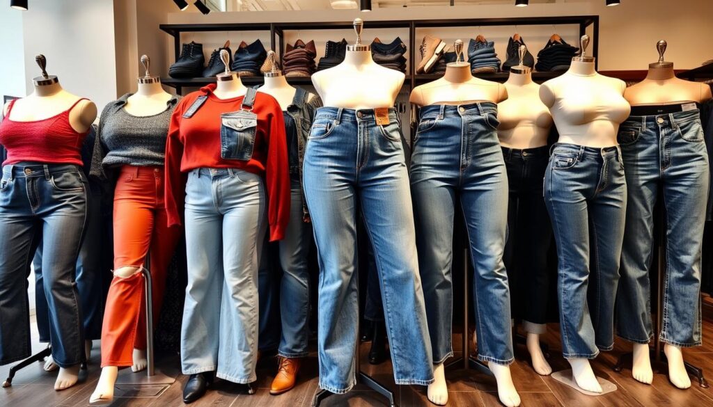 Curvy-Jeans Kollektionen