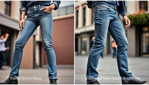 Jeans mit Stretch vs. ohne Stretch: Was ist besser?