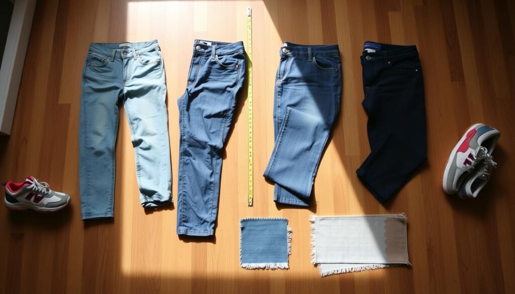 Wie finde ich die richtige Länge für meine Jeans?